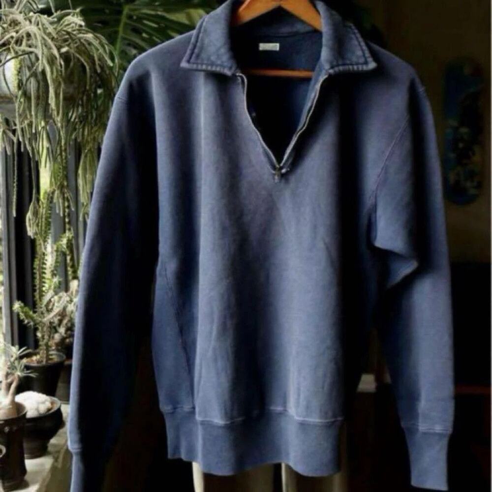 Half-Zip Sweatshirt Navy